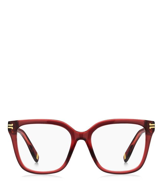 marc jacobs mj 1038 lhf maroon square eyewear frames for men