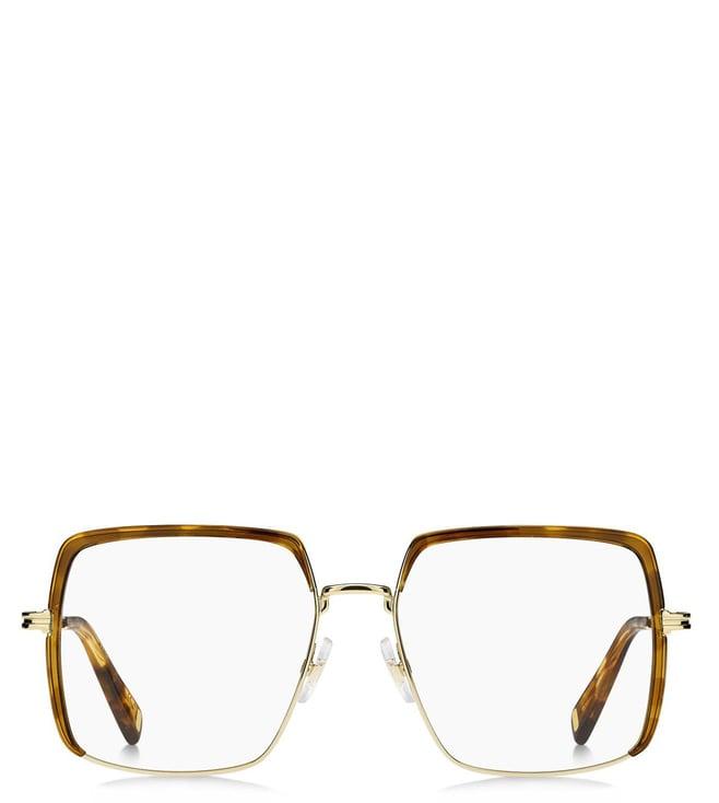 marc jacobs mj 1067 gold square eyewear frames for women