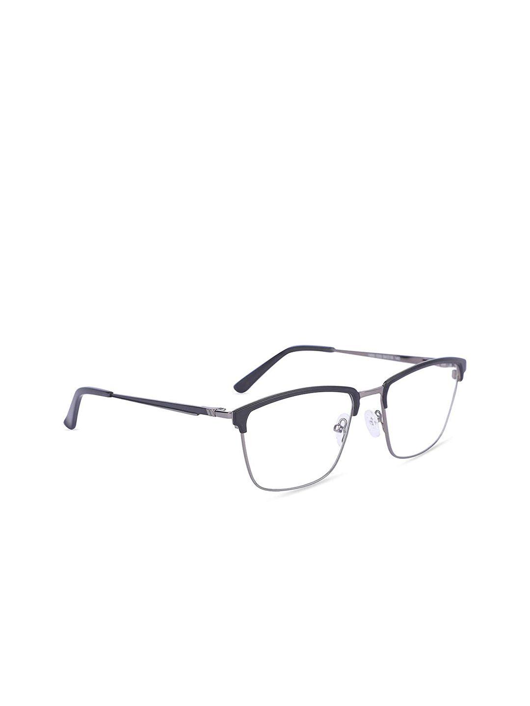 marc louis unisex black full rim aviator frames