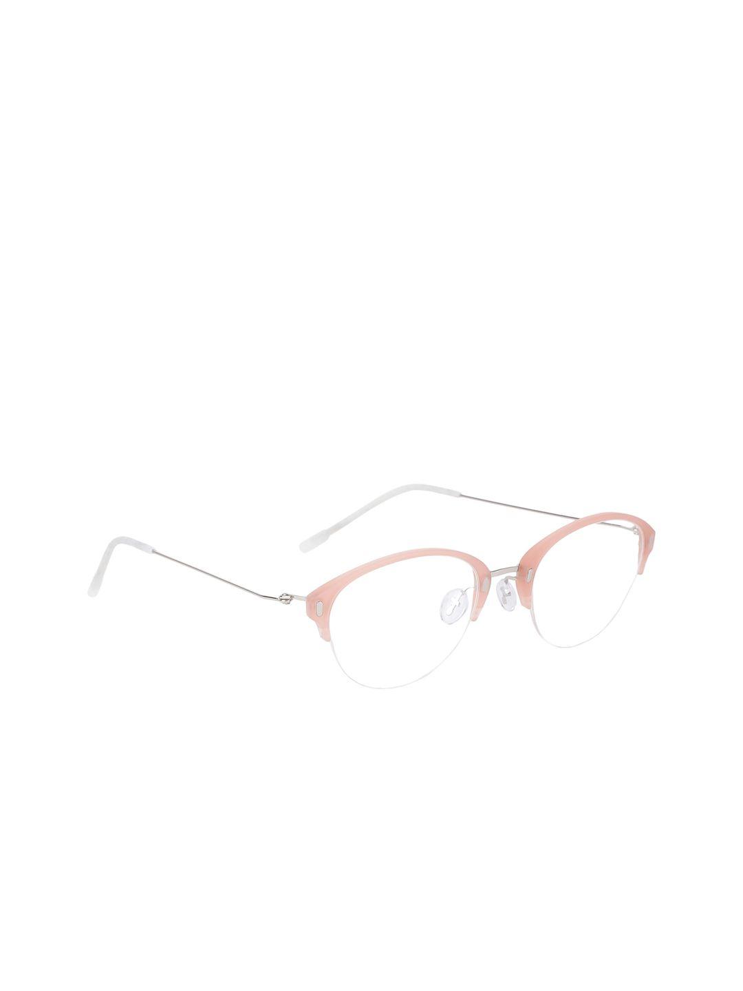 marc louis unisex transparent solid half rim oval frames marc louis 2231 c08 51 fr