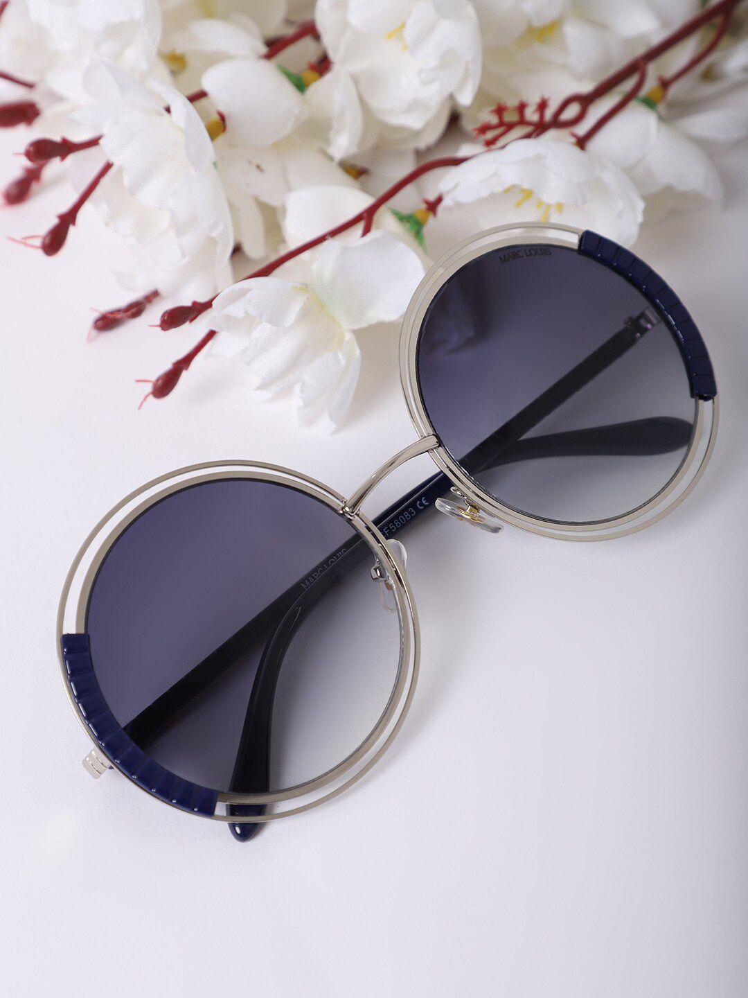 marc louis women grey lens round sunglasses with polarised lens marc louis cf58083 sg