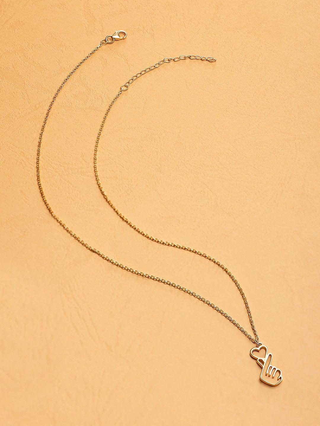 march by fablestreet sterling silver gold plated necklace