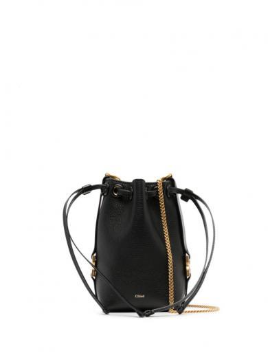 marcie small leather bucket bag