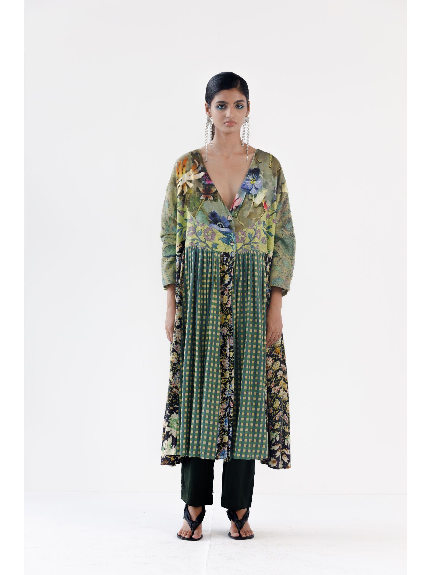 maren kurta - green