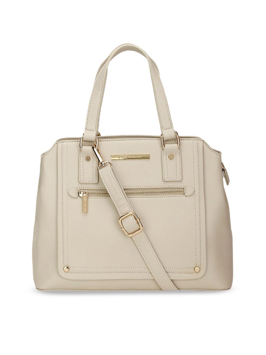 marie claire beige structured handheld bag