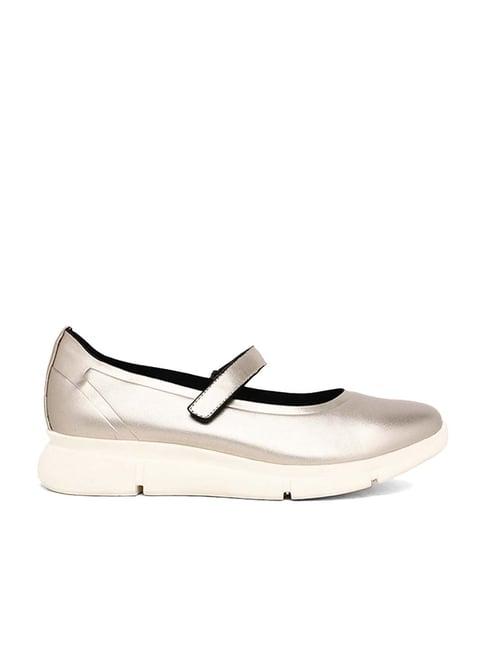 marie claire by bata women's golden mary jane wedges
