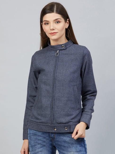 marie claire navy jacket