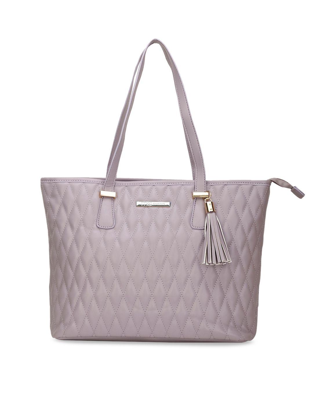 marie claire textured oversized structured tote bag with quilted