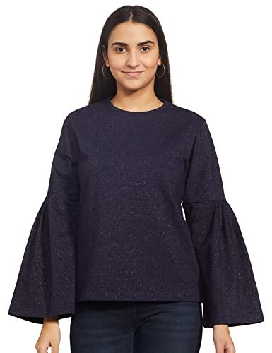 marie claire women's sweatshirt (mc1435_black_xs)