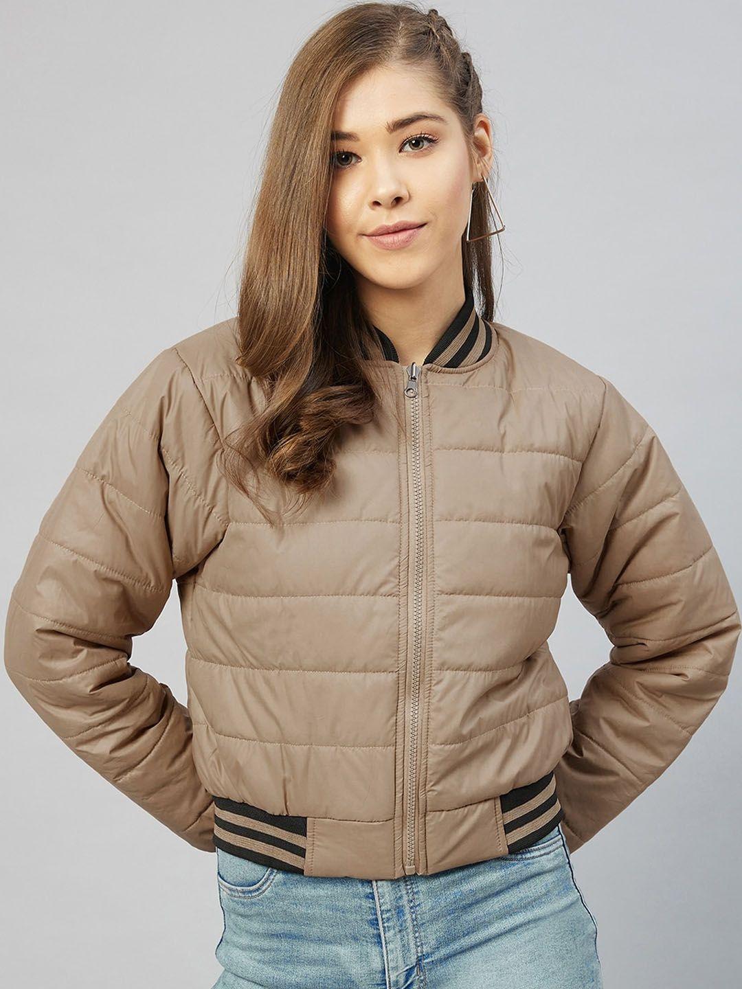 marie claire women khaki puffer jacket