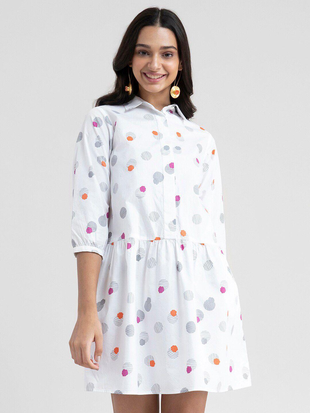 marigold by fablestreet white shirt dress