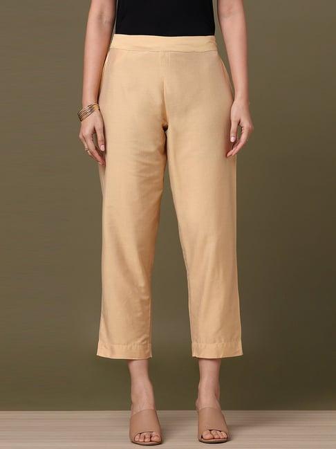 marigold lane golden regular fit pants