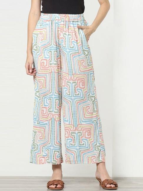 marigold lane multicolored printed palazzos