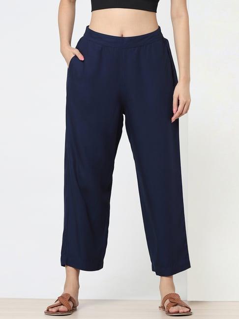 marigold lane navy regular fit pants