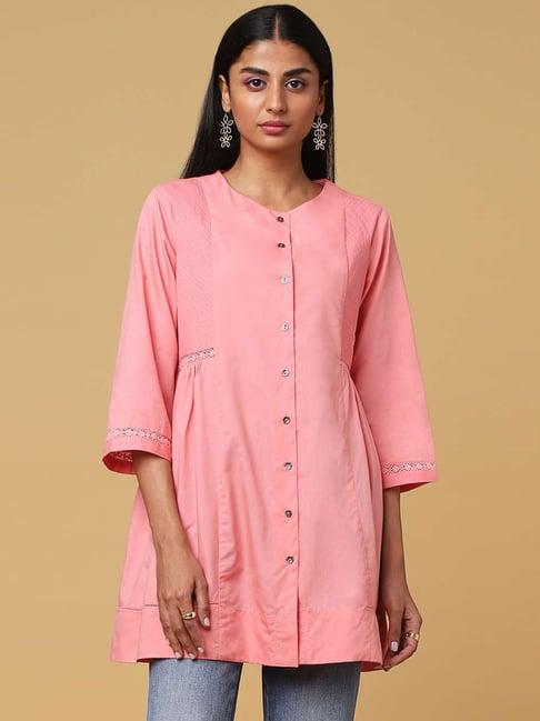 marigold lane pink regular fit tunic