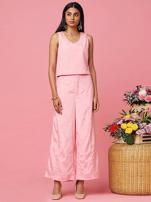 marigold lane pink top pant set