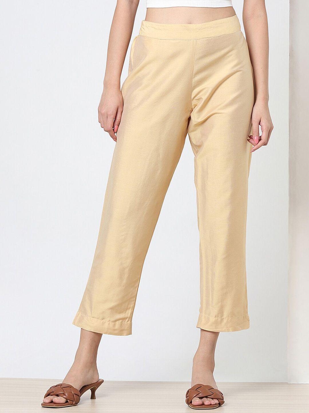 marigold lane women mid rise slim fit trousers