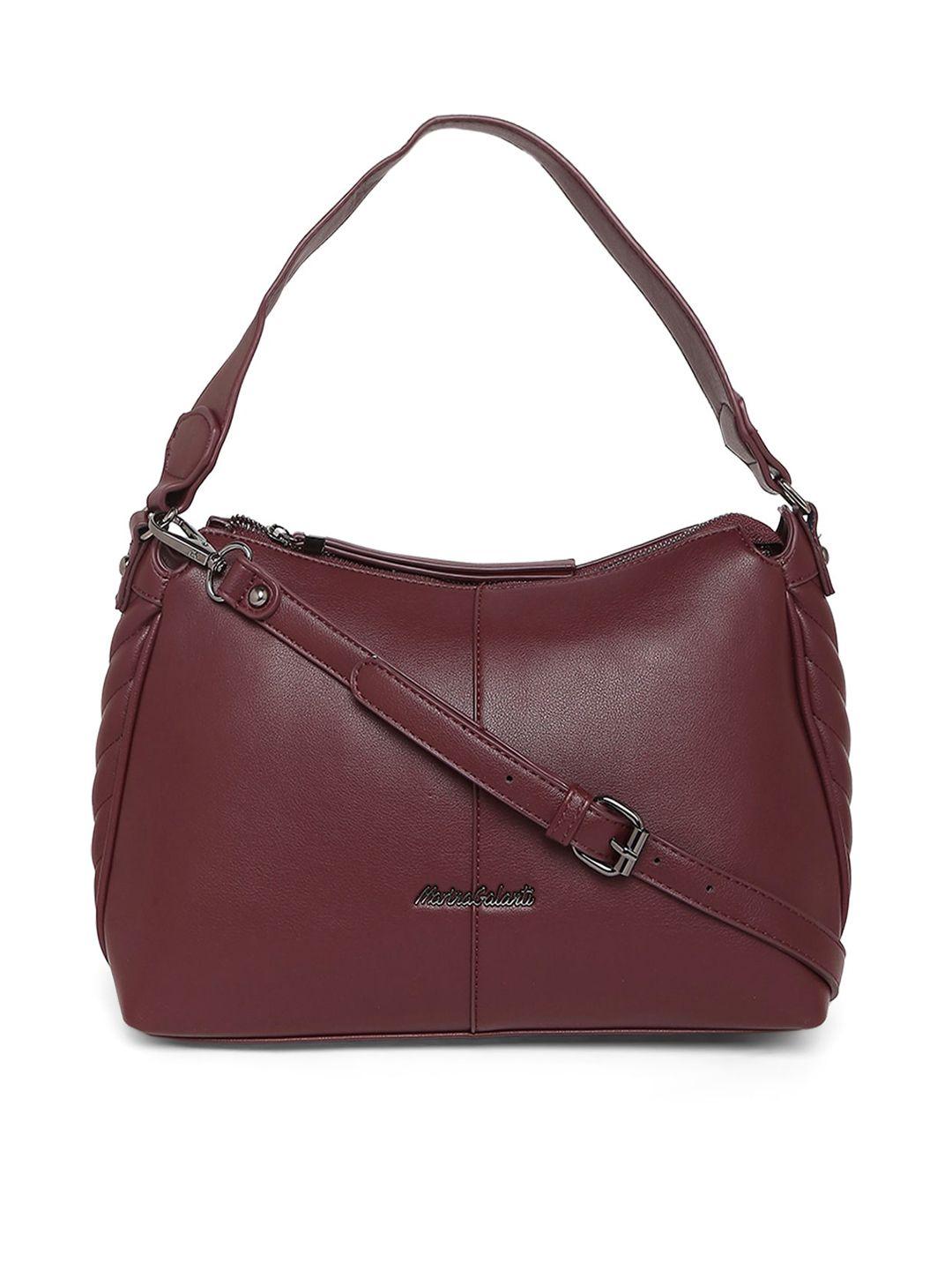 marina galanti bucket hobo bag with tasselled