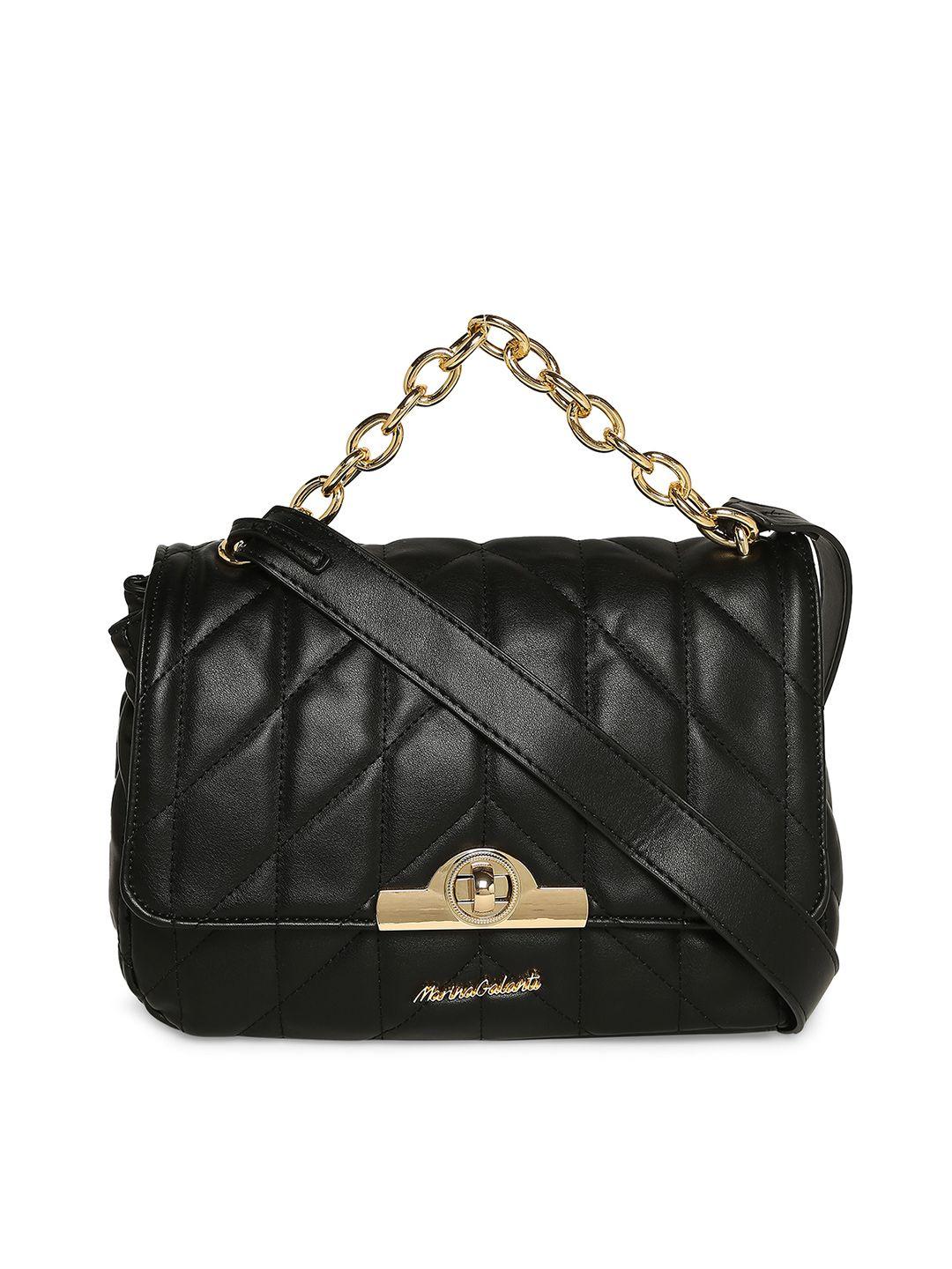 marina galanti quilted structured satchel