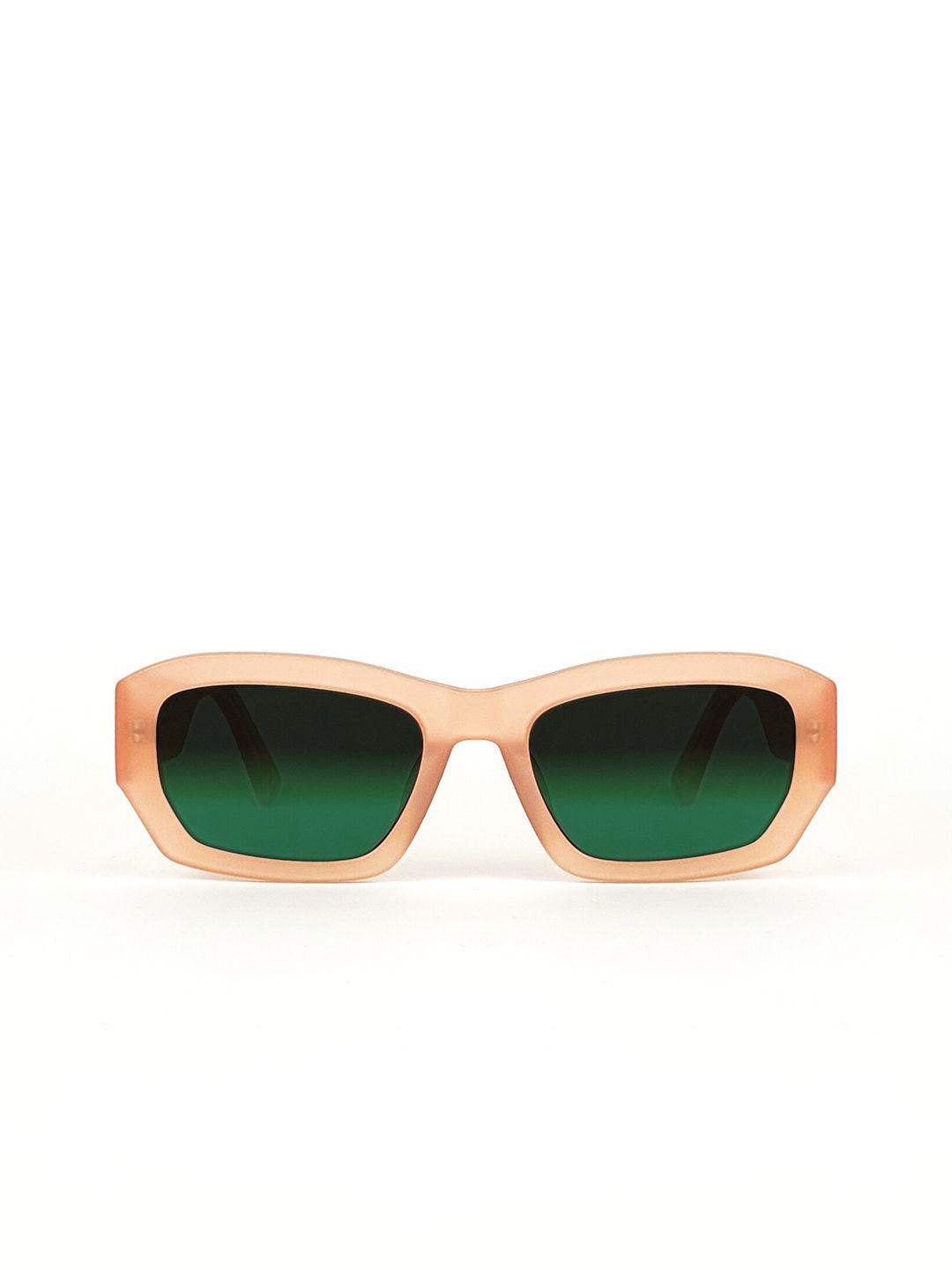 marjo eyewear rectangle acetate sunglasses with polarised & uv protected lens