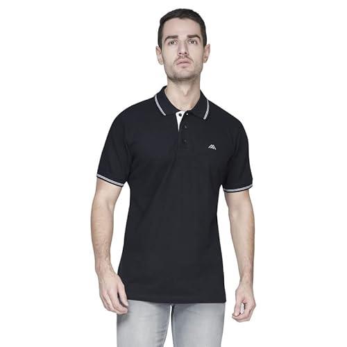 mark & albert stylish 100% cotton solid men's regular fit polo t-shirt - 100% fine cotton, ultra comfortable