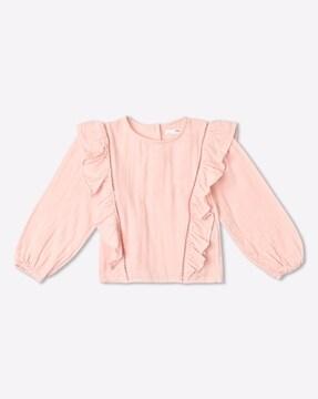 mark girls tops tunics pink 4-5y