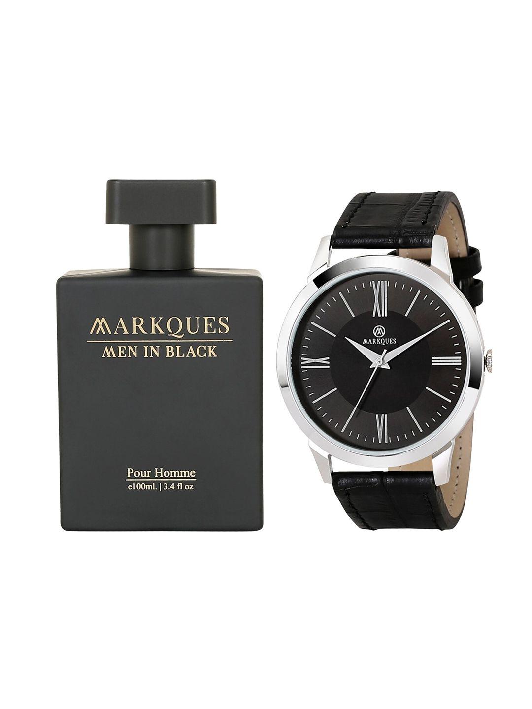 markques men perfume & watch accessory gift set