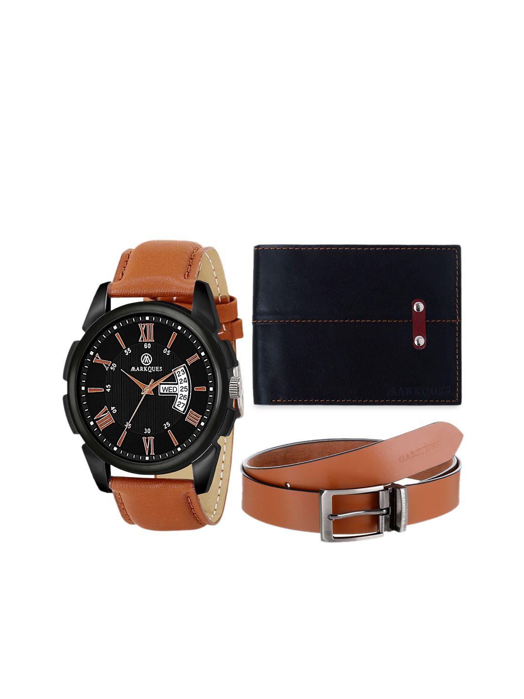 markques men solid accessory gift set