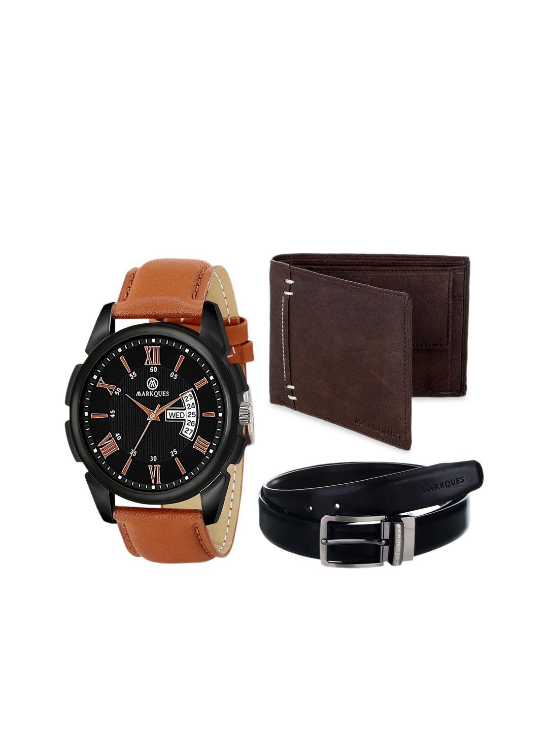 markques men solid accessory gift set