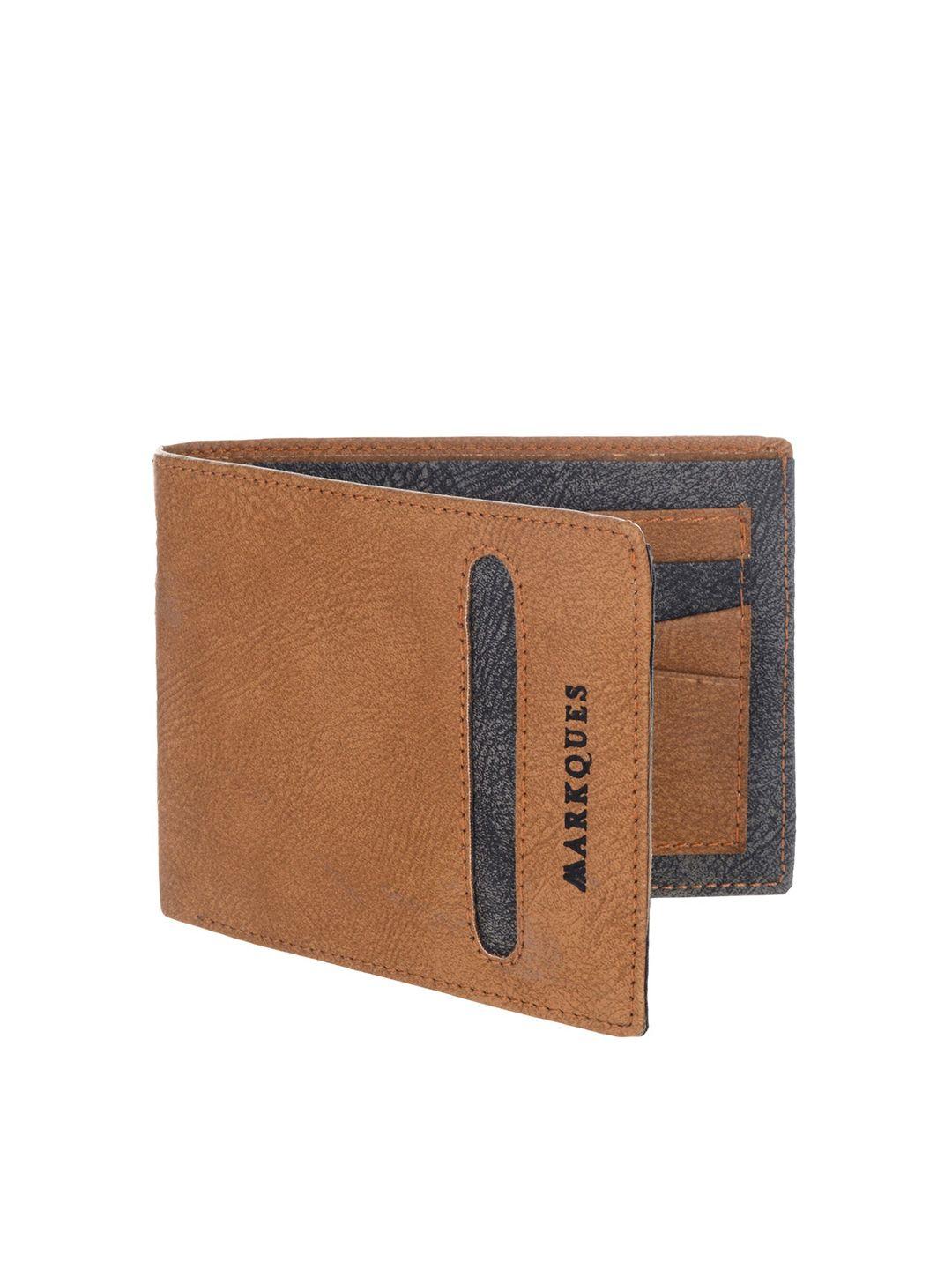 markques men three fold wallet with sim card holder