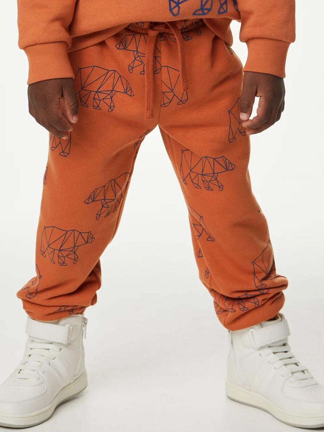marks & spencer boys graphic printed joggers