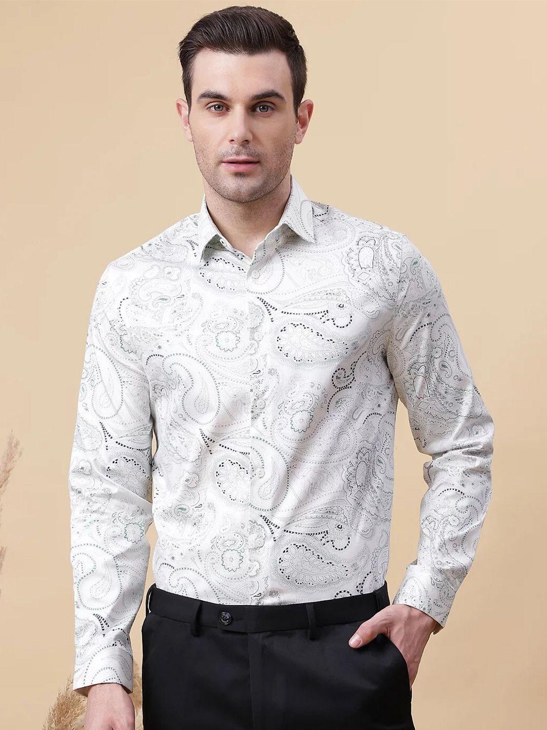marks & spencer ethnic motifs printed casual shirt