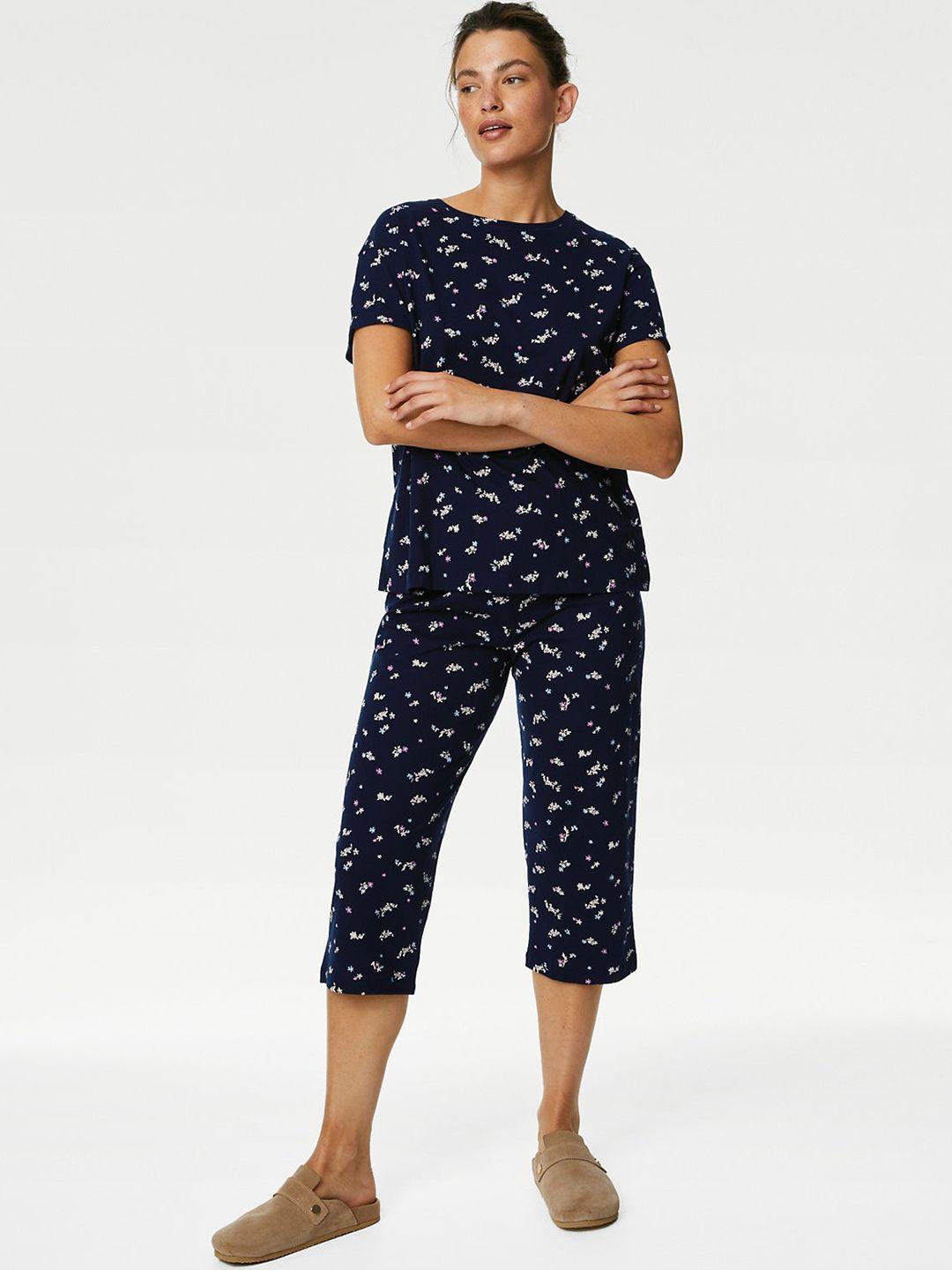 marks-&-spencer-floral-printed-pure-cotton-night-suit