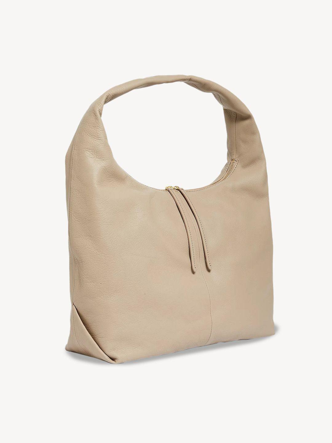 marks & spencer leather oversized half moon hobo bag