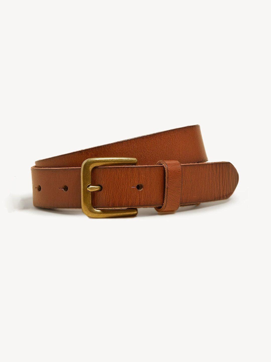 marks & spencer men leather belt