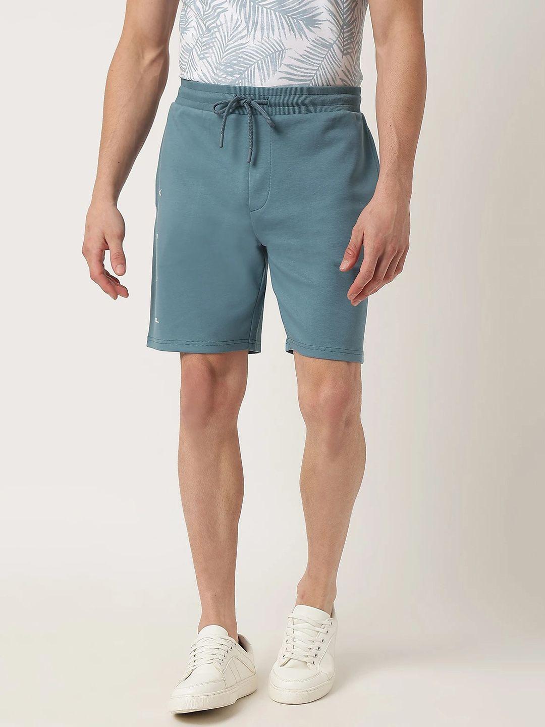 marks & spencer men mid-rise cotton shorts