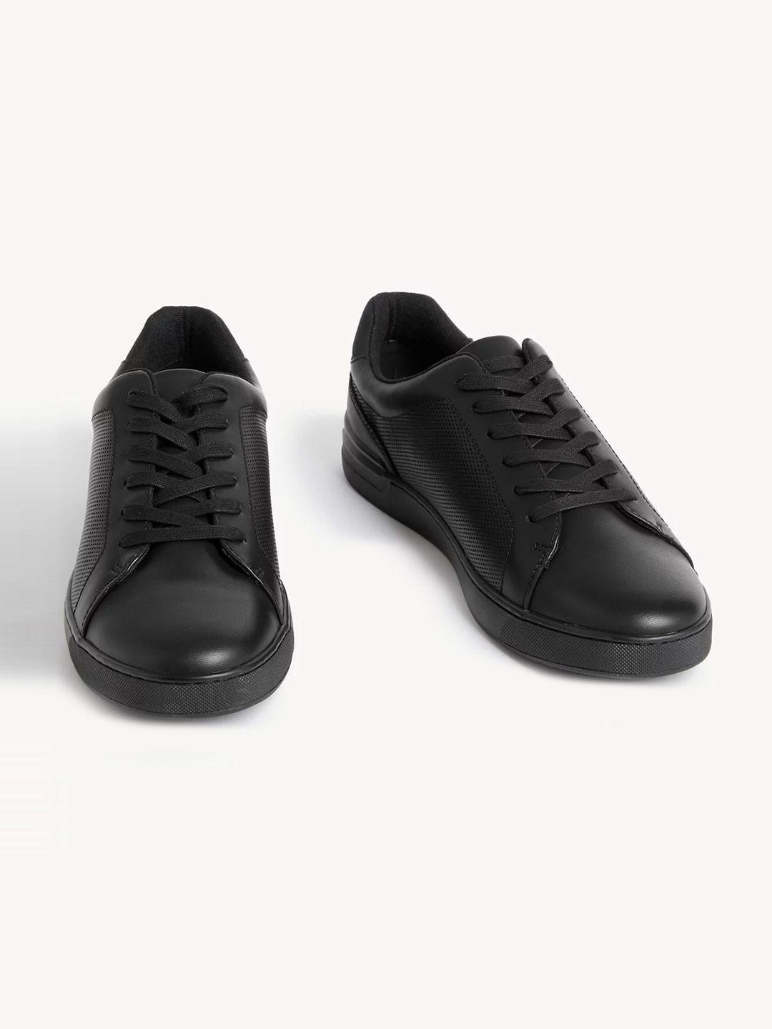 marks & spencer men perforated sneakers