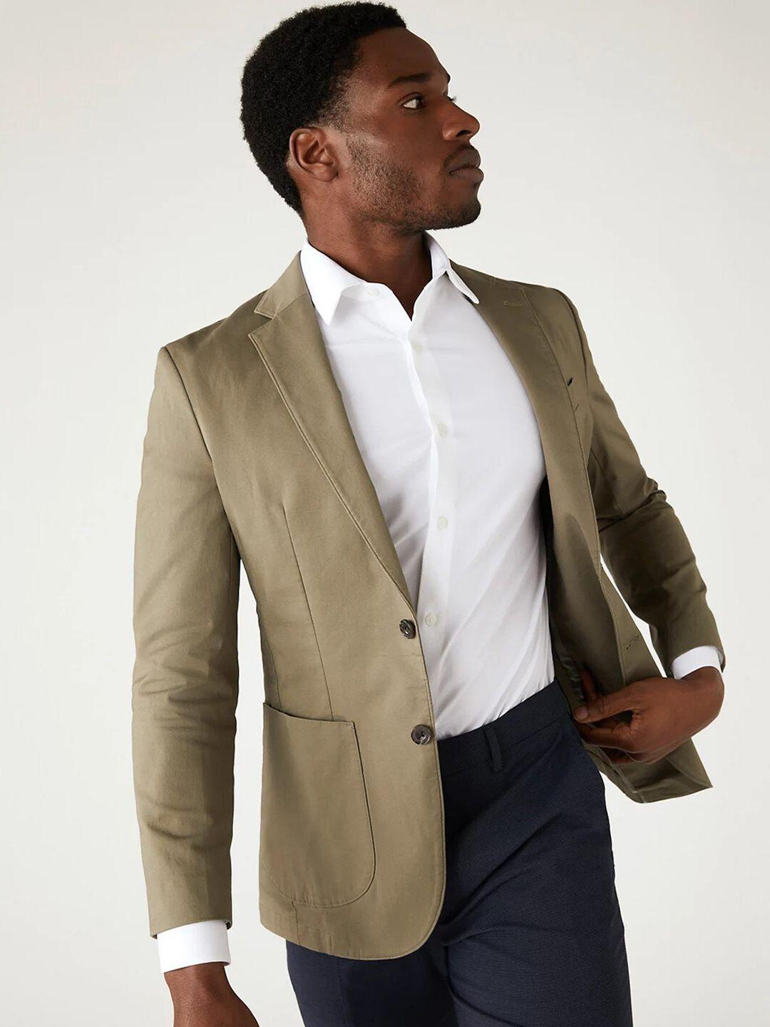 marks & spencer notched lapel single breasted blazers