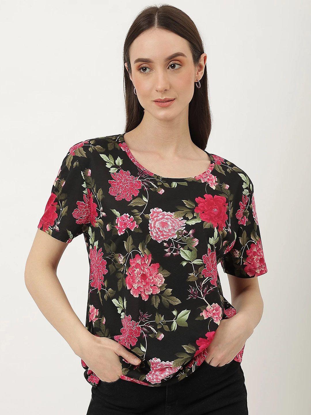 marks & spencer women floral printed t-shirt