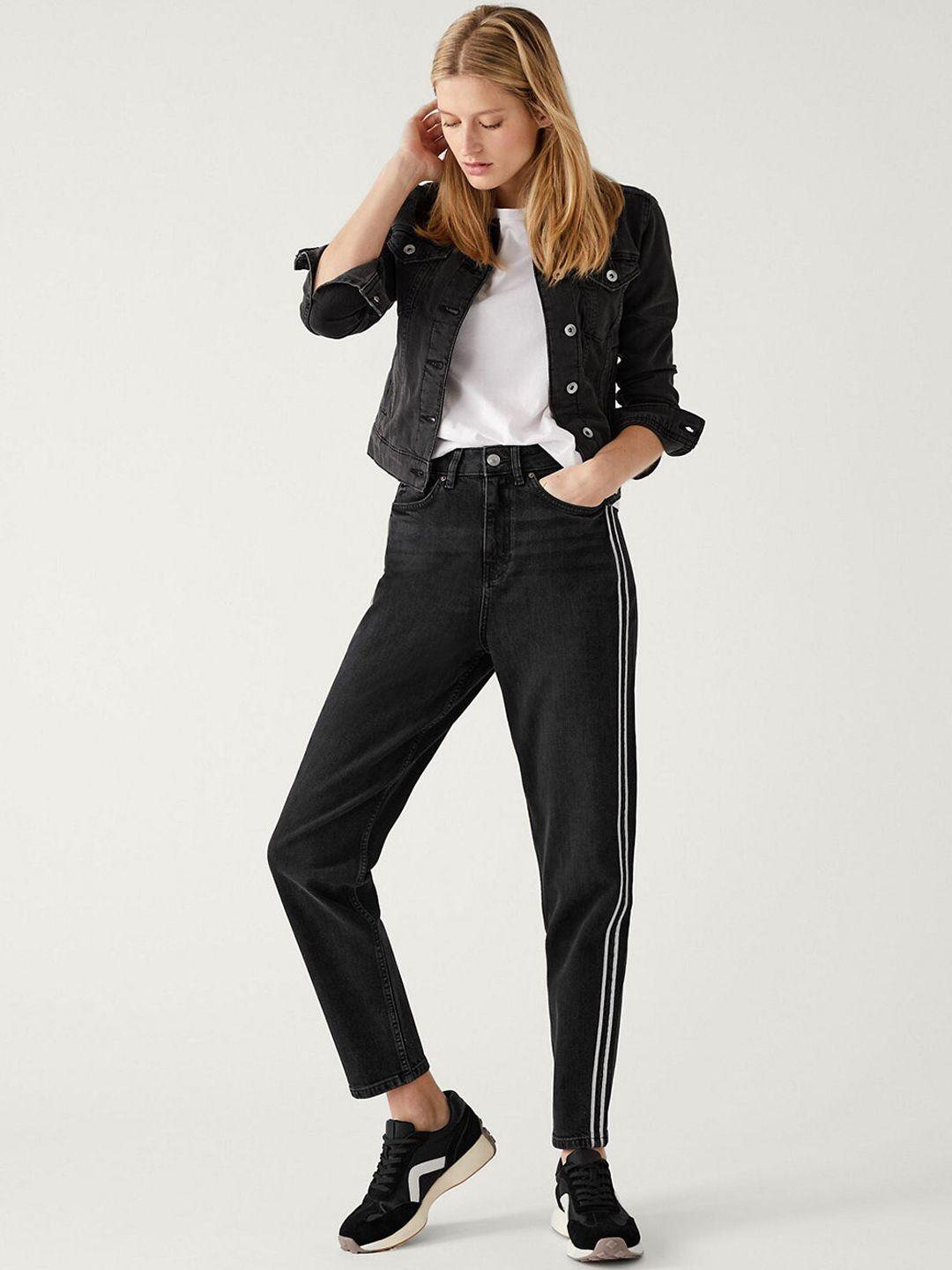 marks & spencer women high-rise clean look jeans