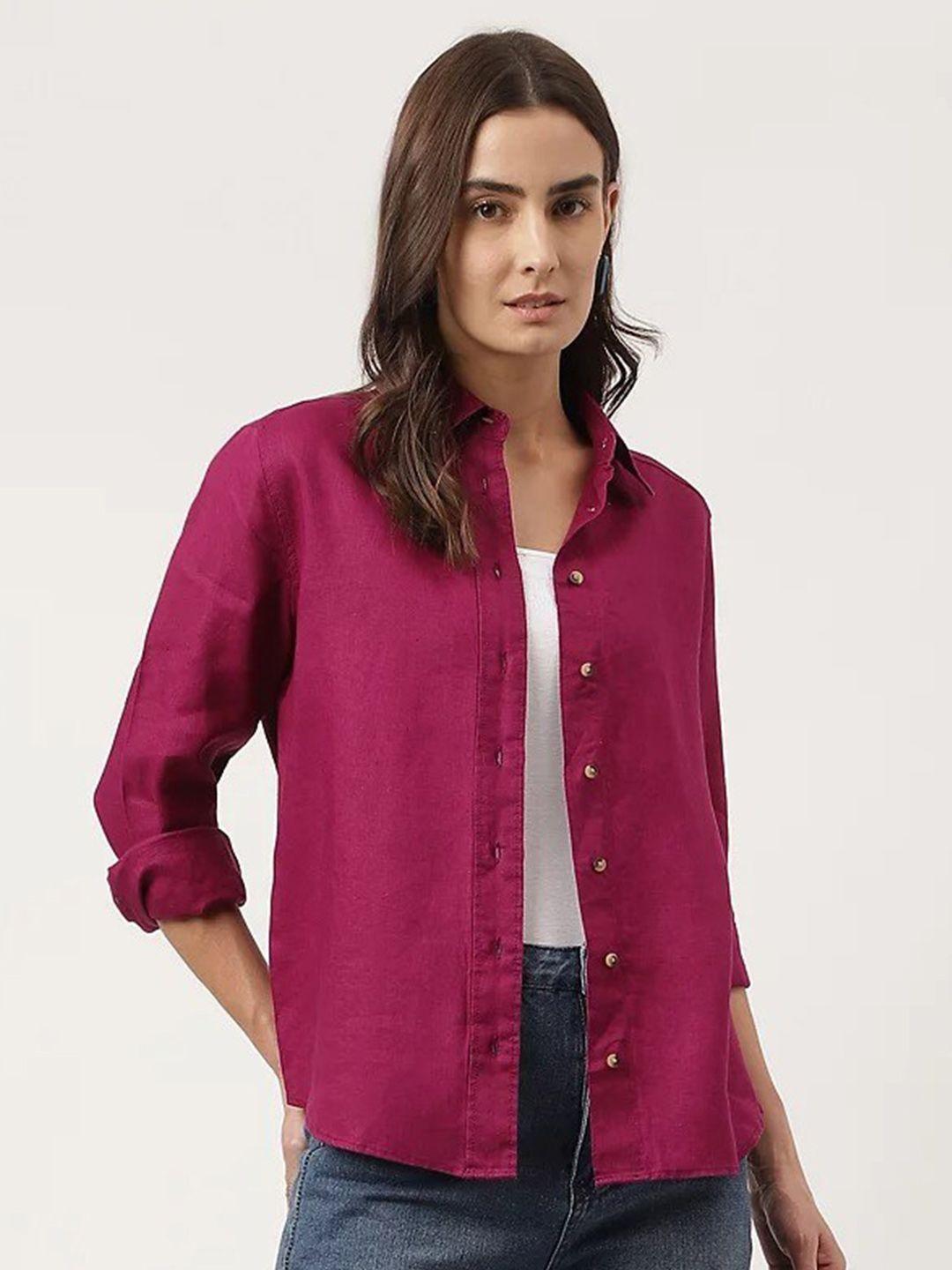 marks & spence opaque casual shirt