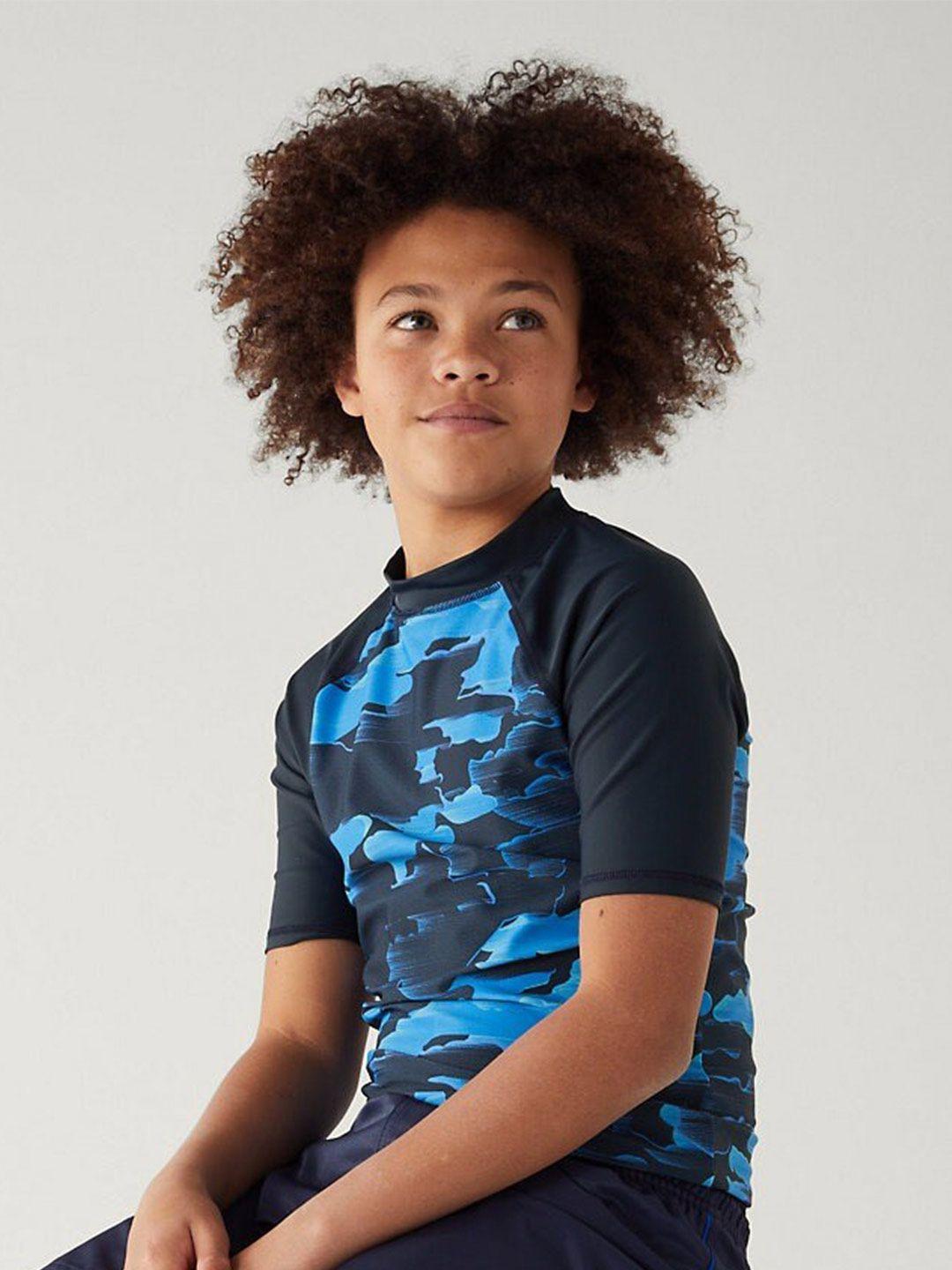 marks & spencer boys abstract printed t-shirt
