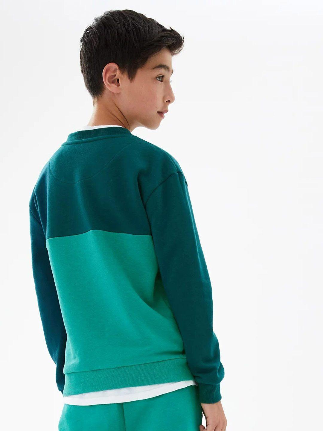 marks & spencer boys colourblocked sweatshirt