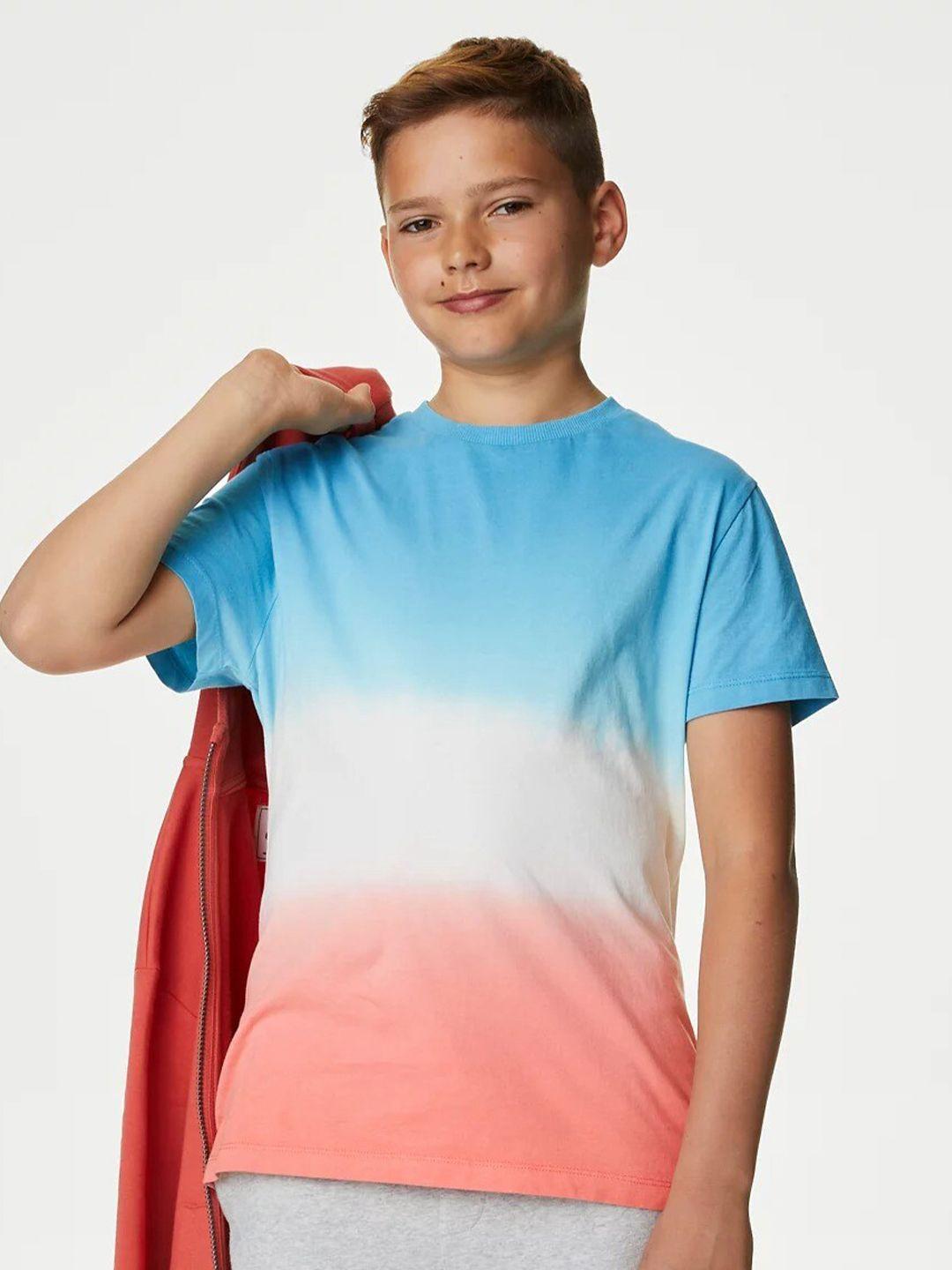 marks & spencer boys dyed cotton t-shirt