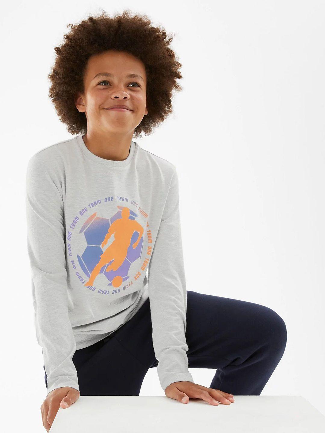 marks & spencer boys graphic printed t-shirt