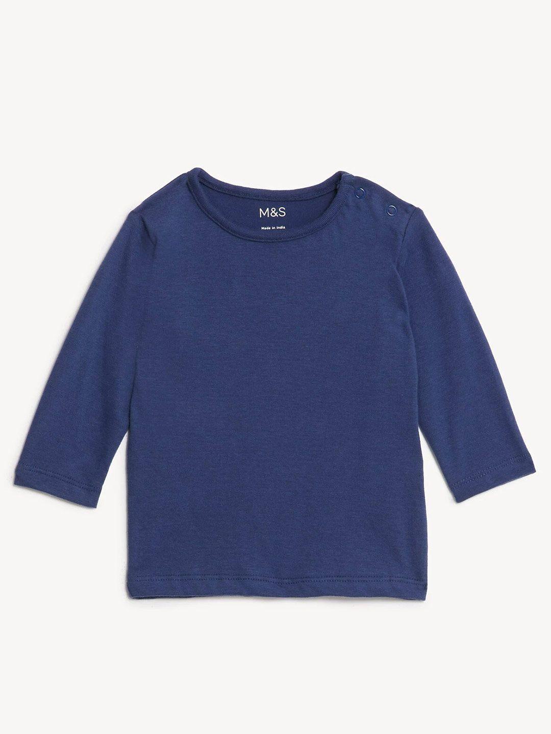 marks & spencer boys high neck t-shirt