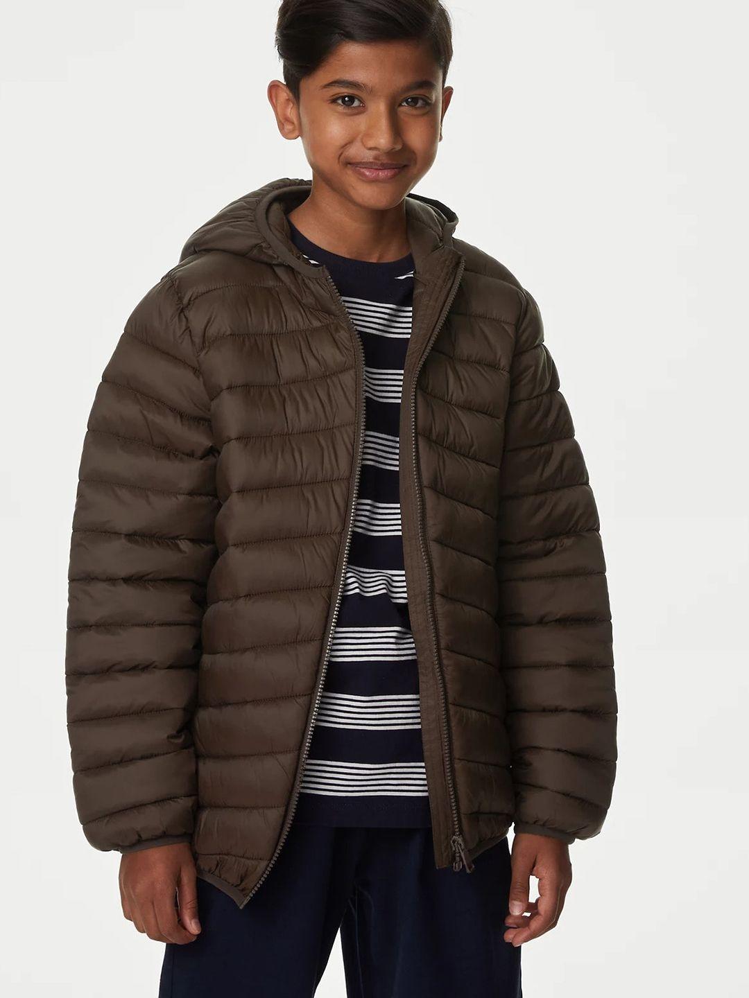 marks & spencer boys hooded lightweight padded jacket