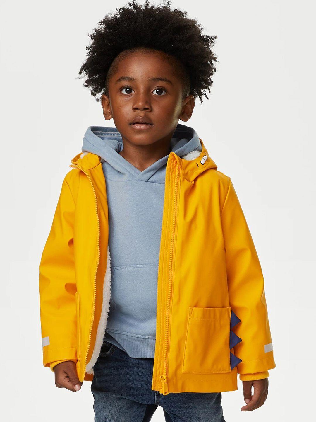 marks & spencer boys longline parka jacket