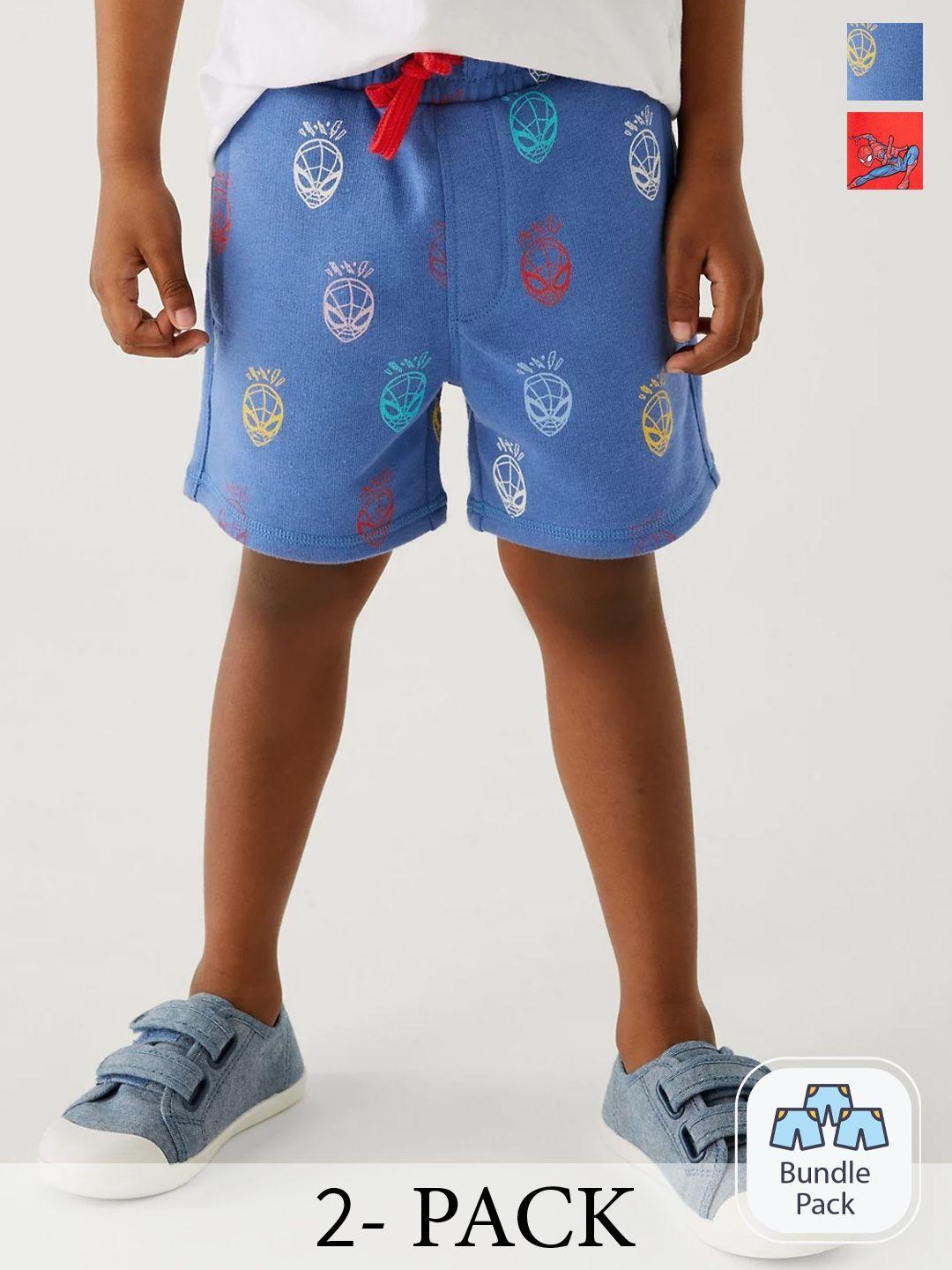 marks & spencer boys pack of 2 conversational printed shorts