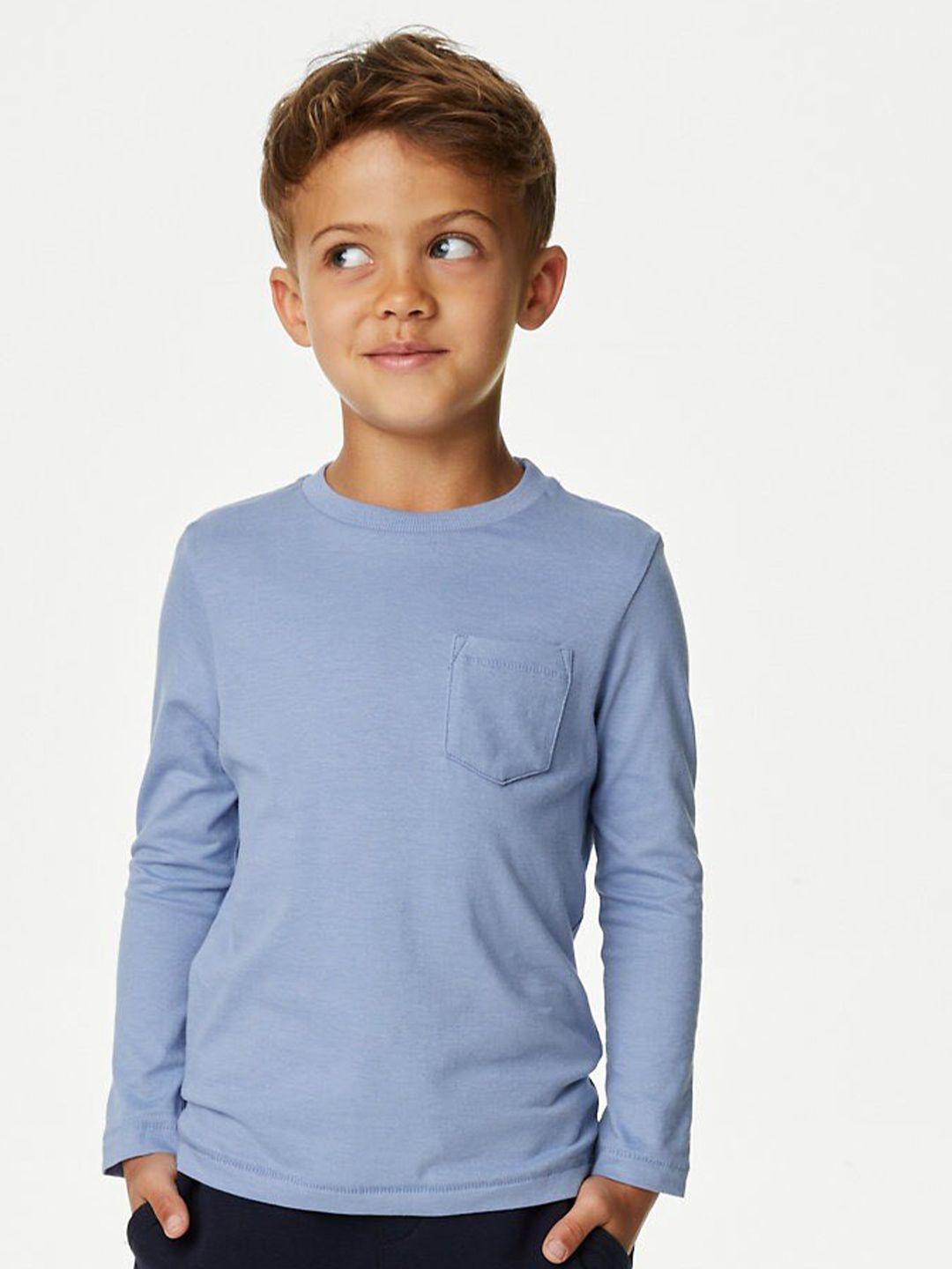 marks & spencer boys pure cotton t-shirt